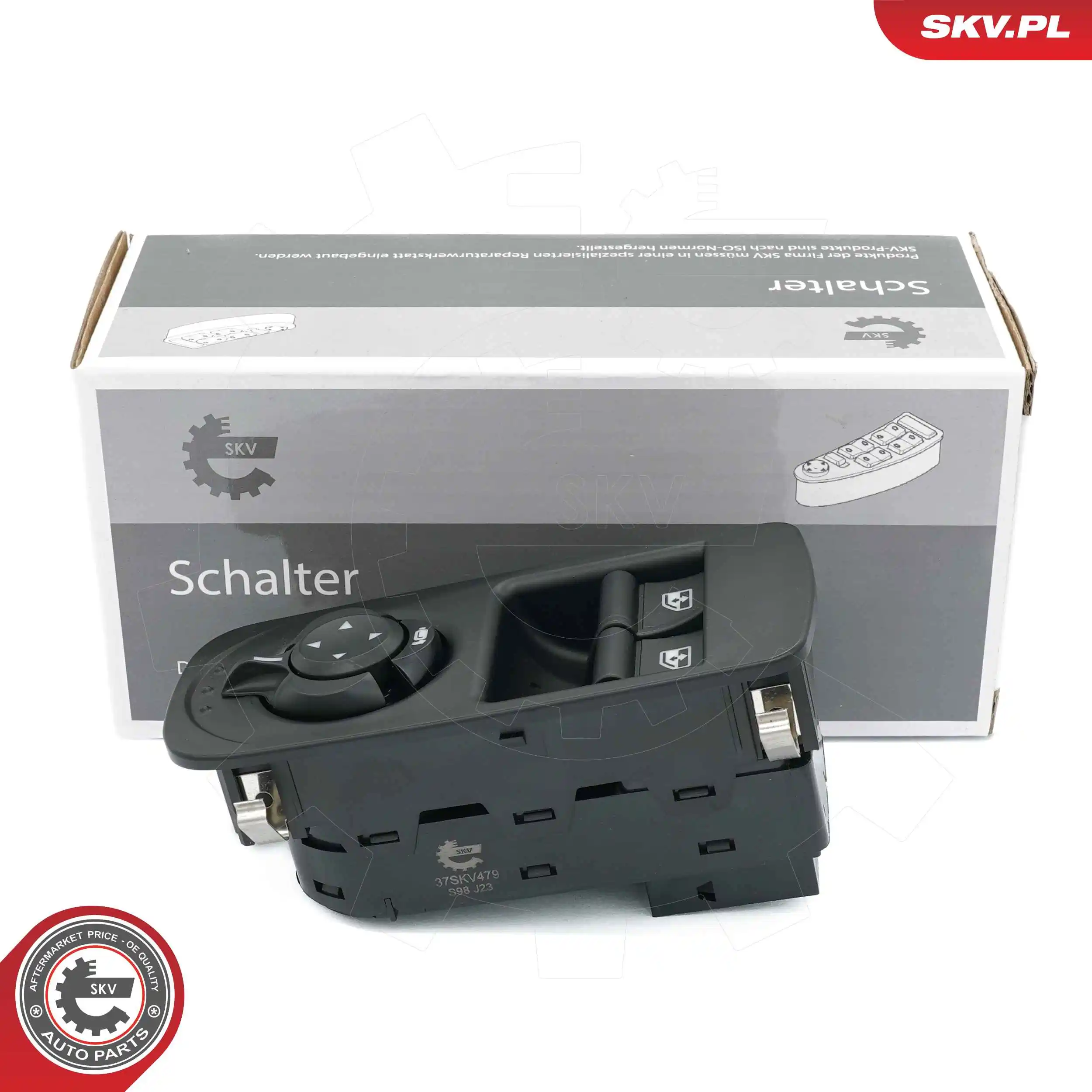 Switch, window regulator